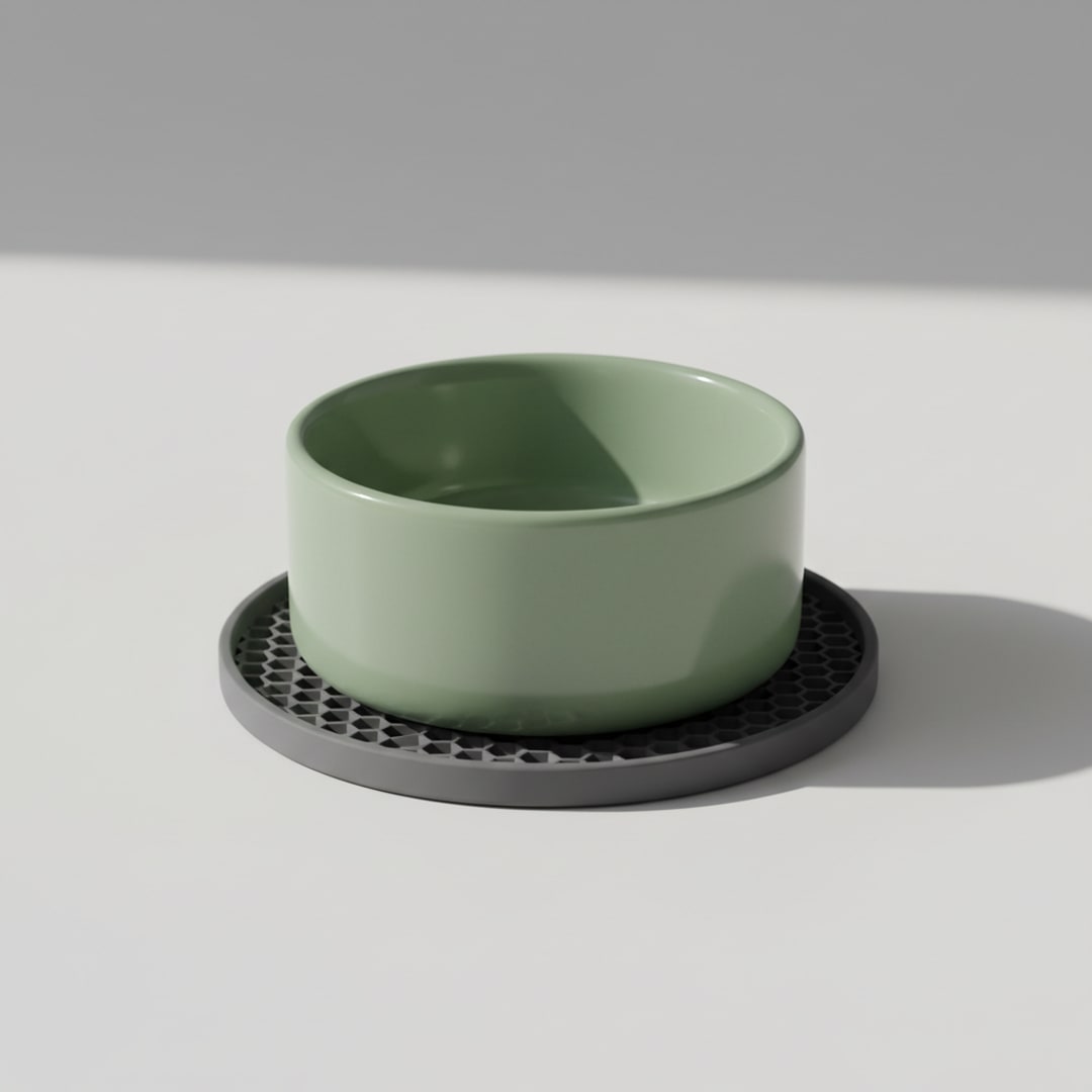 Ceramic Pet Bowl, Non-Slip